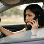 lady calling to rescue team